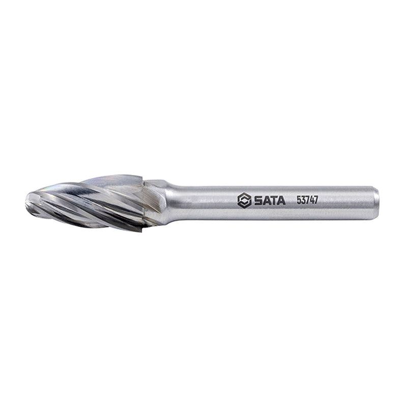 Mũi mài hợp kim hình chóp, răng đôi SATA 53747 đường kính mũi 10mm