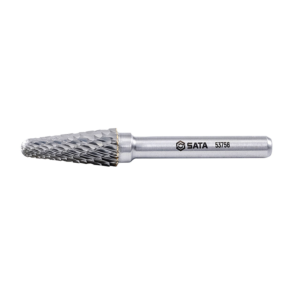 Mũi mài hợp kim hình nón, răng thô SATA 53756 đường kính mũi 10mm