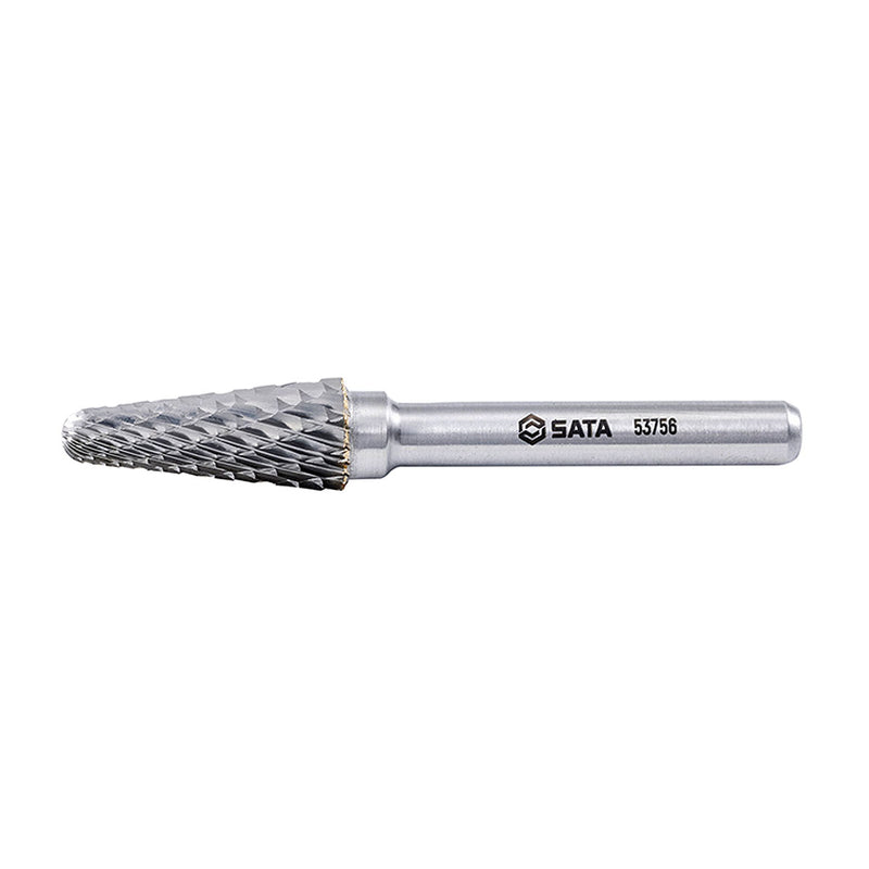 Mũi mài hợp kim hình nón, răng thô SATA 53756 đường kính mũi 10mm