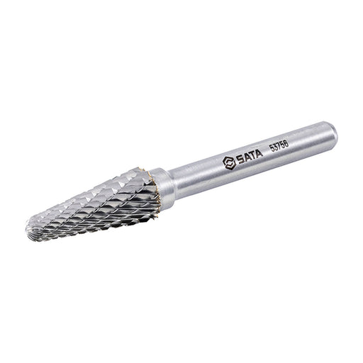 Mũi mài hợp kim SATA 53756 hình nón răng thô Ø10mm gia công kim loại