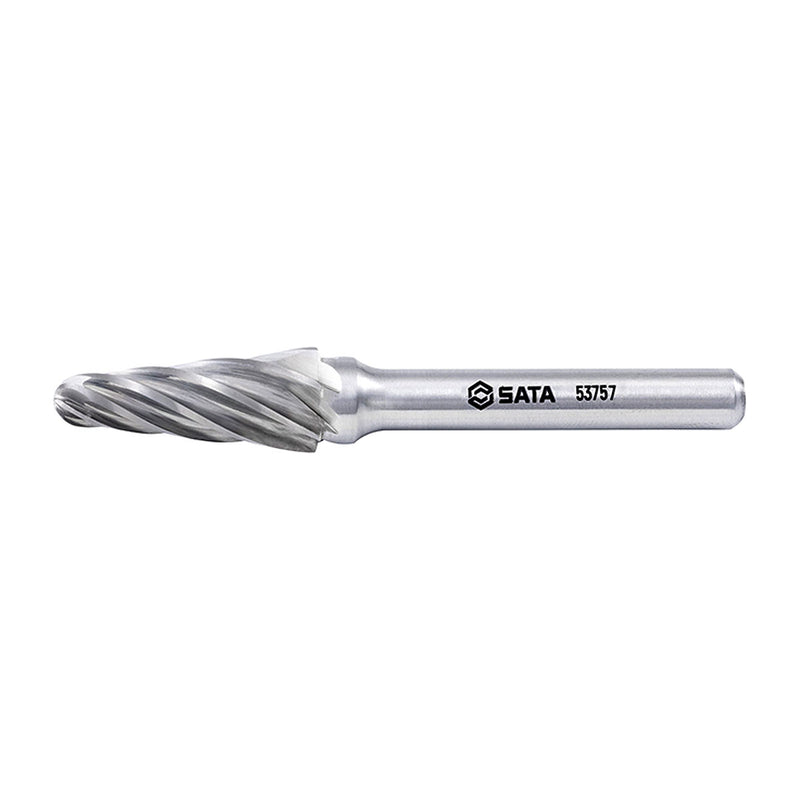 Mũi mài hợp kim hình nón, răng đôi SATA 53757 đường kính mũi 10mm