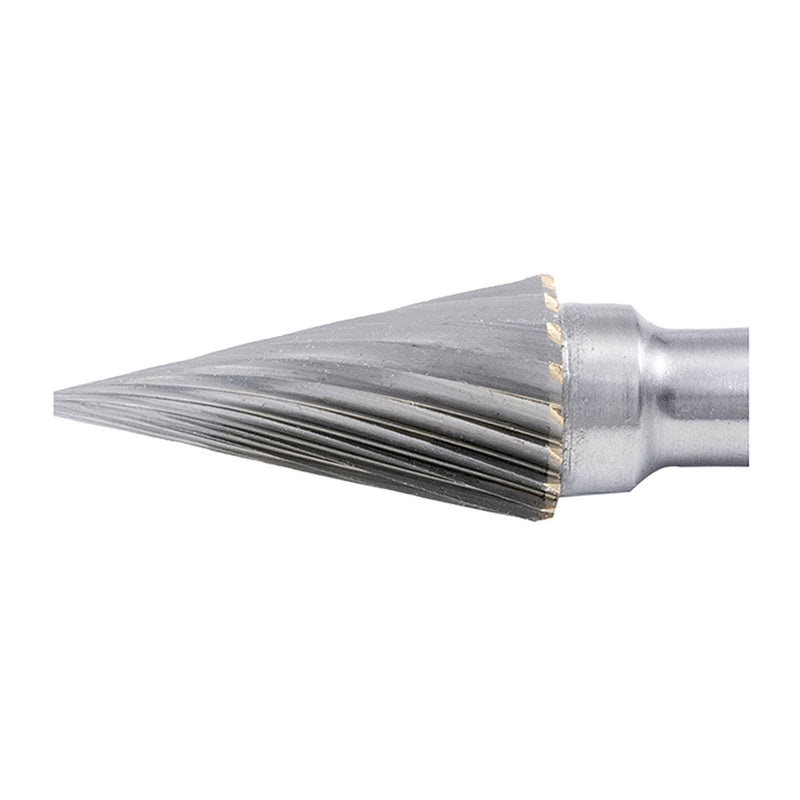 Mũi mài hợp kim hình côn đầu nhọn, răng đơn SATA 53765 đường kính mũi 10mm