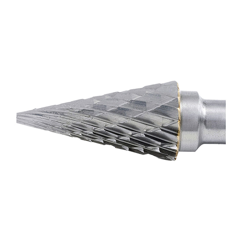 Mũi mài hợp kim hình côn đầu nhọn, răng thô SATA 53766 đường kính mũi 10mm