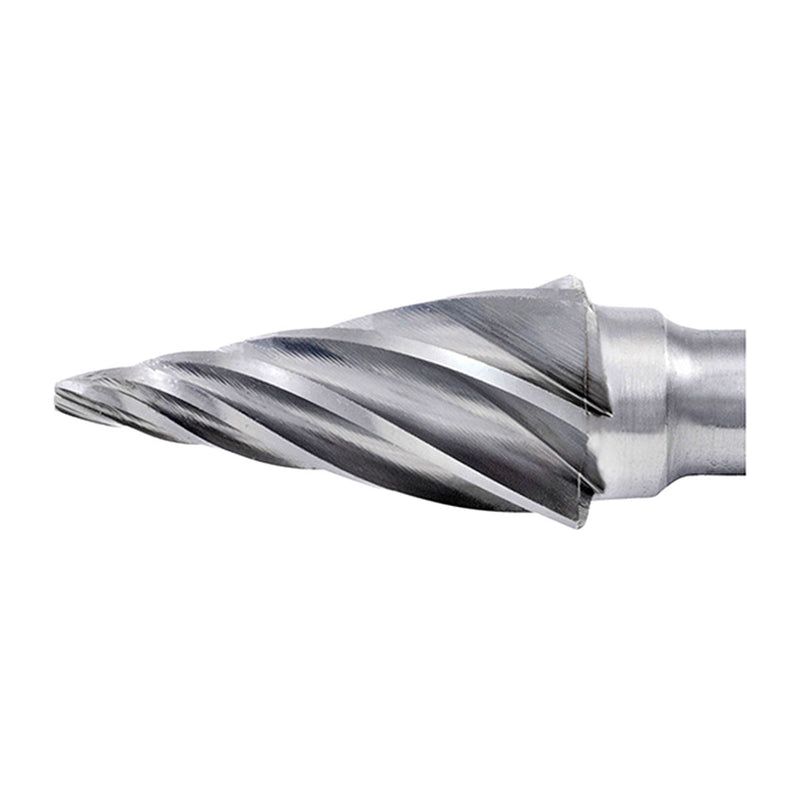 Mũi mài hợp kim hình côn đầu nhọn, răng đôi SATA 53767 đường kính mũi 10mm
