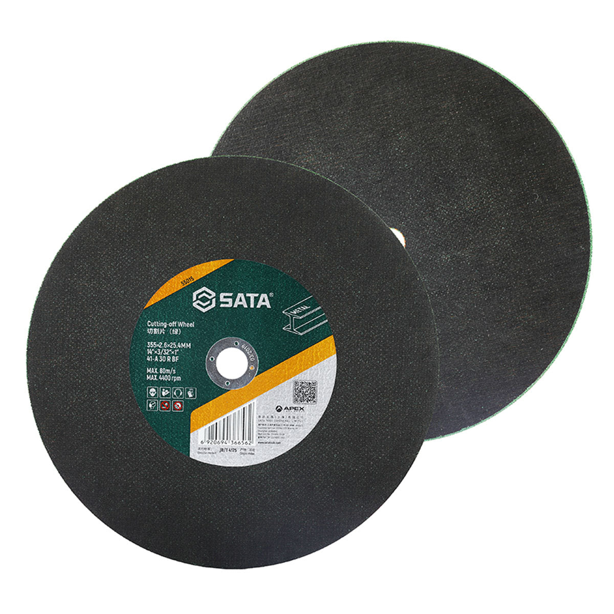 Đá cắt kim loại SATA đường kính 355mm, lỗ cốt 25.4mm