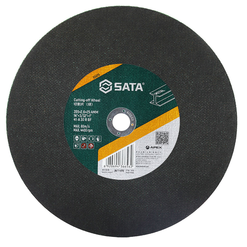 Đá cắt kim loại SATA đường kính 355mm, lỗ cốt 25.4mm