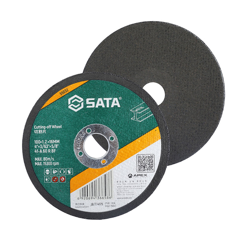 Lưỡi đá cắt kim loại SATA đường kính 100mm, cốt 16mm