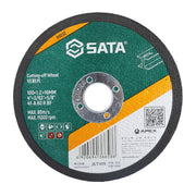 Đá cắt kim loại SATA 100mm 1.2mm, lỗ cốt 16mm, Aluminium Oxide, 15300 vòng/phút, cắt thép carbon, thép kết cấu.