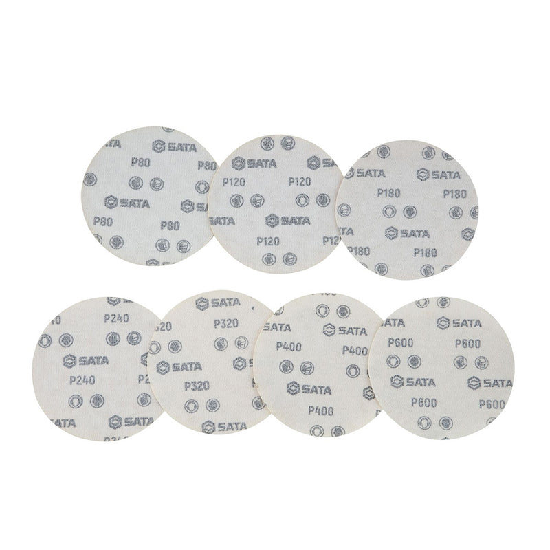 Giấy nhám tròn, loại không có lỗ thoát bụi SATA đường kính 125mm