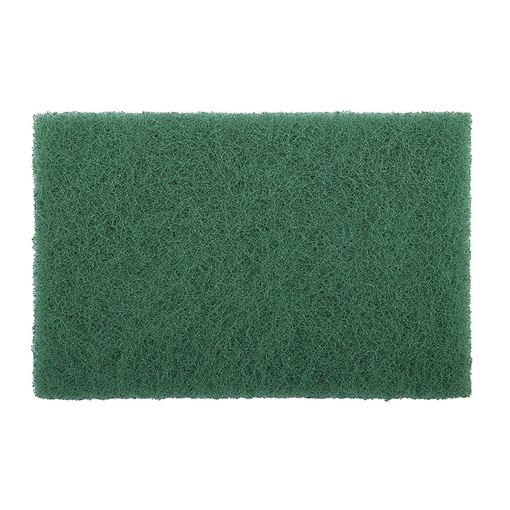 Miếng nhám sợi SATA 56025 màu xanh lá, kích thước 150x100mm, dùng vệ sinh và hoàn thiện bề mặt kim loại.