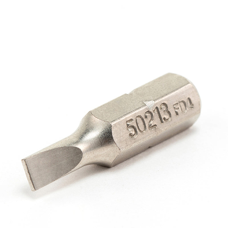 Vĩ 5 mũi vặn vít đầu dẹp, dài 25mm SATA đuôi lục giác 6.35mm (1/4 inch), kích thước từ 3mm - 6.5mm