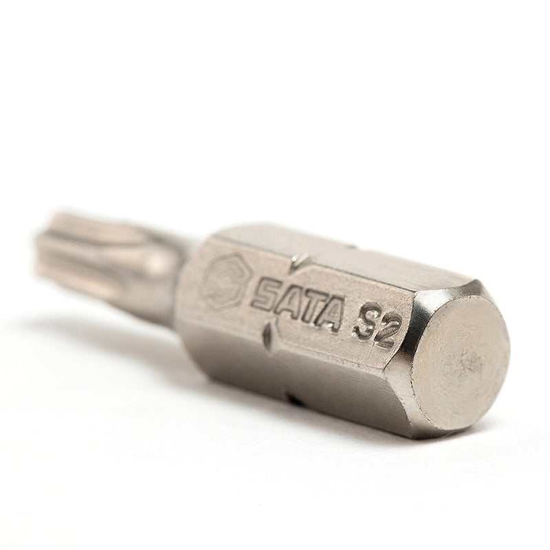 Vĩ 5 mũi vặn vít đầu sao, dài 25mm SATA đuôi lục giác 6.35mm (1/4 inch) kích thước từ T8 - T40