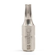 Mũi vặn vít đầu sao SATA T8-T40, dài 25mm, đuôi lục giác 1/4 inch, thép S2, chống mài mòn.