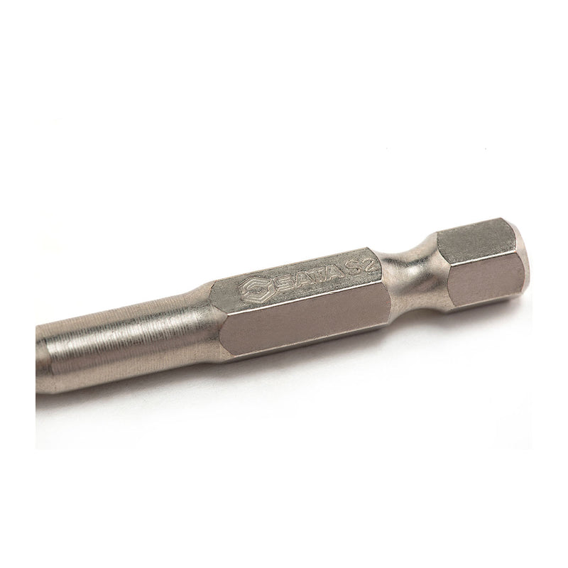 Bộ 5 đầu lục giác sao có lỗ tròn SATA, cốt 6.35mm (1/4 inch), dài 50mm, thép S2 mạ Niken