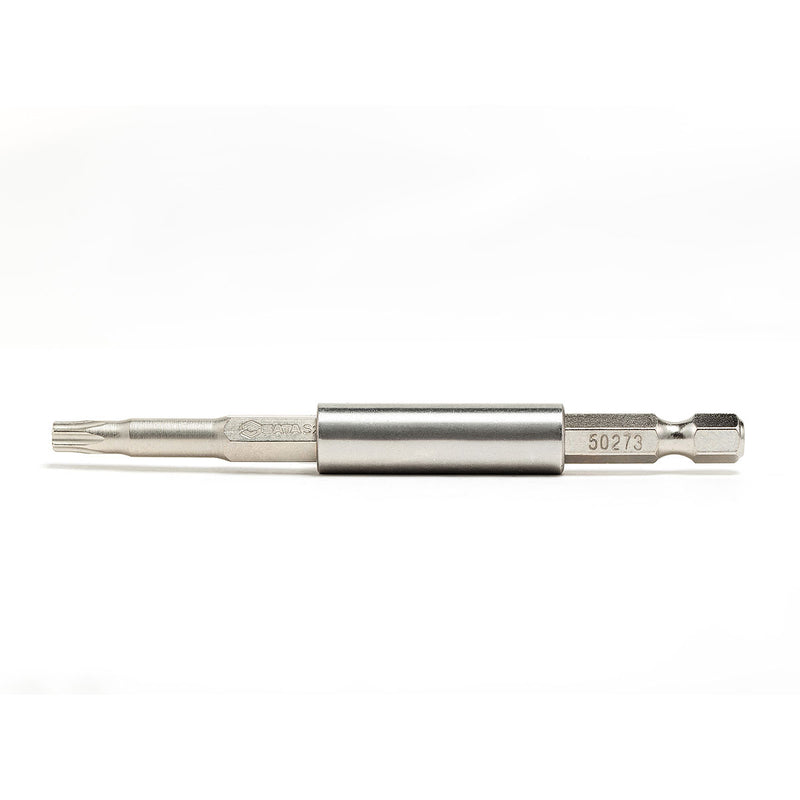 Bộ 5 đầu lục giác sao có lỗ tròn SATA, cốt 6.35mm (1/4 inch), dài 50mm, thép S2 mạ Niken