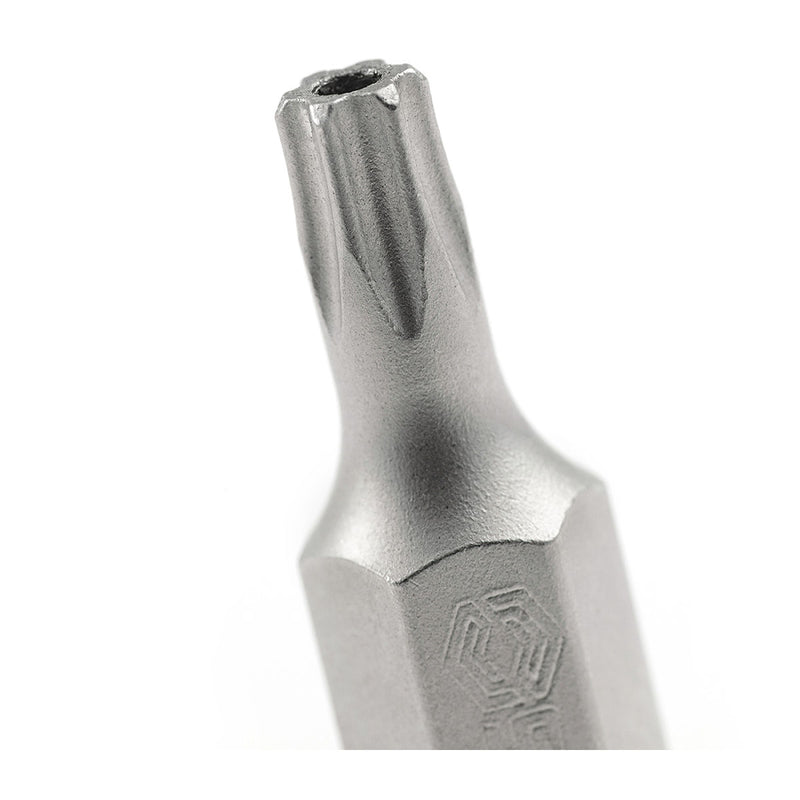Bộ 5 đầu lục giác sao có lỗ tròn SATA, cốt 8mm (5/16 inch), thân ngắn 30mm, thép S2 mạ Niken
