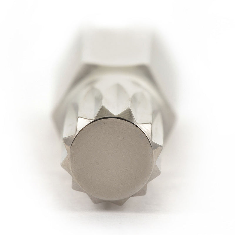 Bộ 5 đầu lục giác sao 12 cạnh SATA, cốt 8mm (5/16 inch), thân ngắn 30mm, thép S2 mạ Niken
