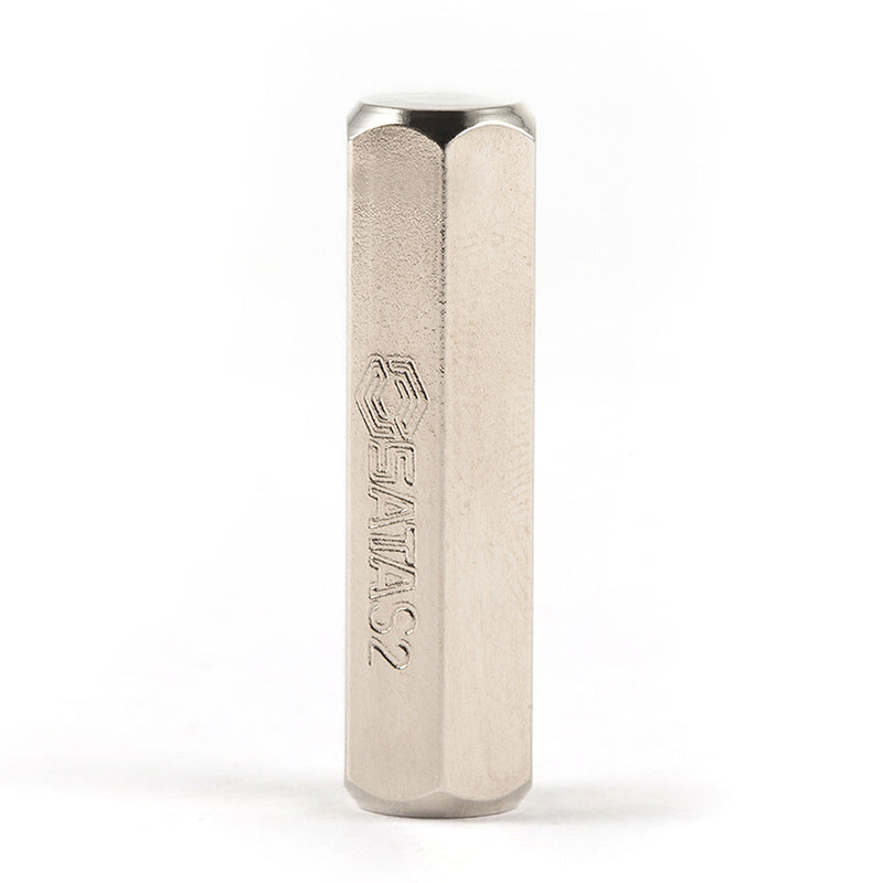 Bộ 5 đầu lục giác 6 cạnh SATA, cốt 8mm (5/16 inch), thân ngắn 30mm, thép S2 mạ Niken