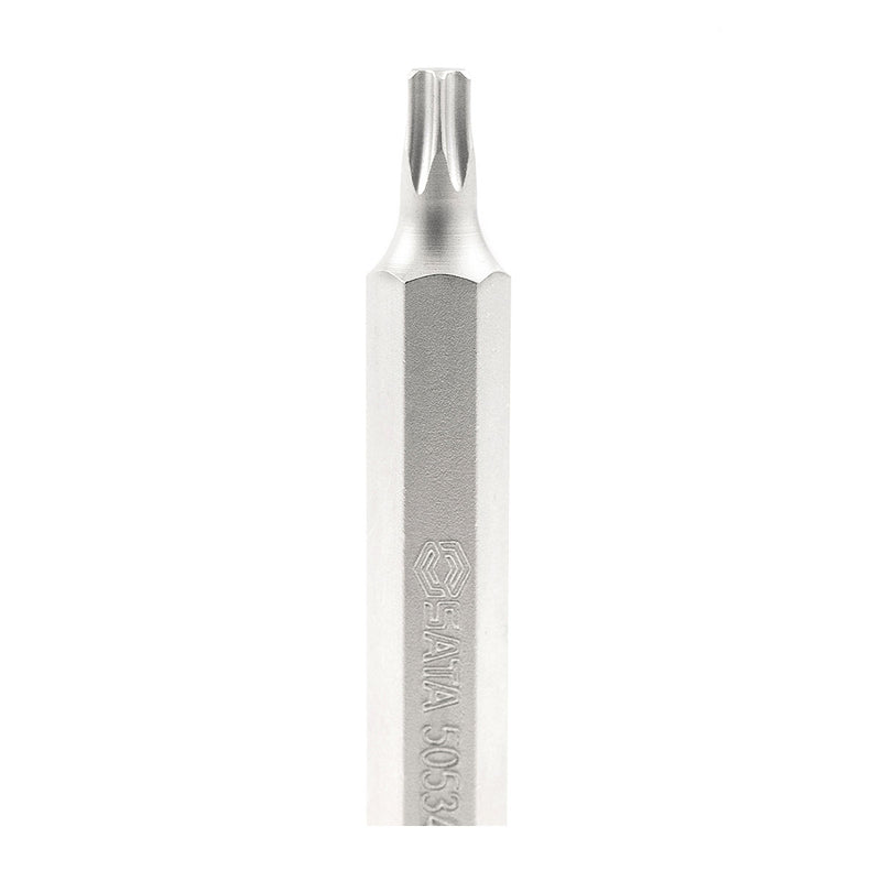 Bộ 5 đầu lục giác sao SATA, cốt 8mm (5/16 inch), thân dài 70mm, thép S2 mạ Niken