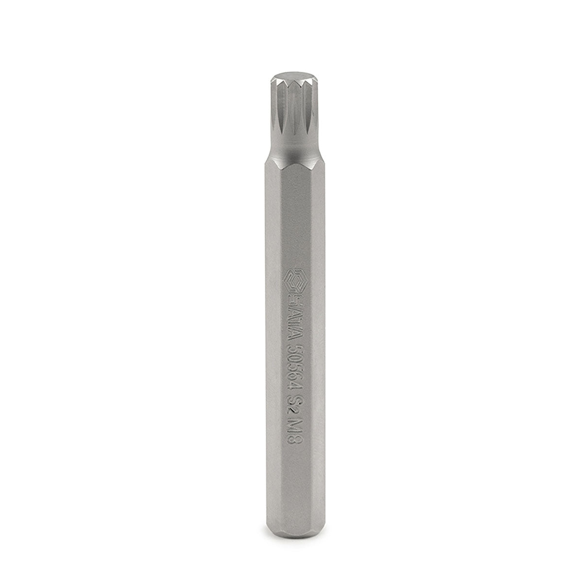 Bộ 5 đầu lục giác sao 12 cạnh SATA, cốt 8mm (5/16 inch), thân dài 70mm, thép S2 mạ Niken