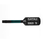 Vĩ 10 mũi vít đầu sao SATA T8-T40 đuôi lục giác 1/4 inch, thép S2, 29mm