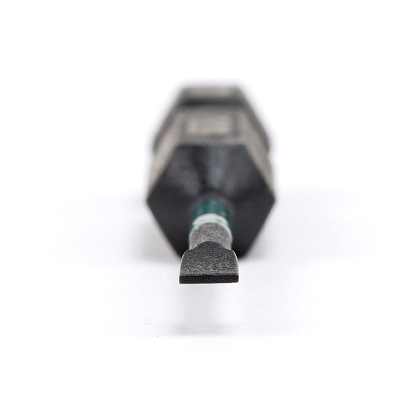 Bộ 10 mũi vít dẹp SATA cốt 6.35mm (1/4 inch), vật liệu thép Cr-mo, đầu mũi có từ tính