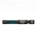 Bộ 10 mũi lục giác SATA cốt 6.35mm (1/4 incnh), vật liệu thép đen hấp thụ lực xoắn, có nam châm