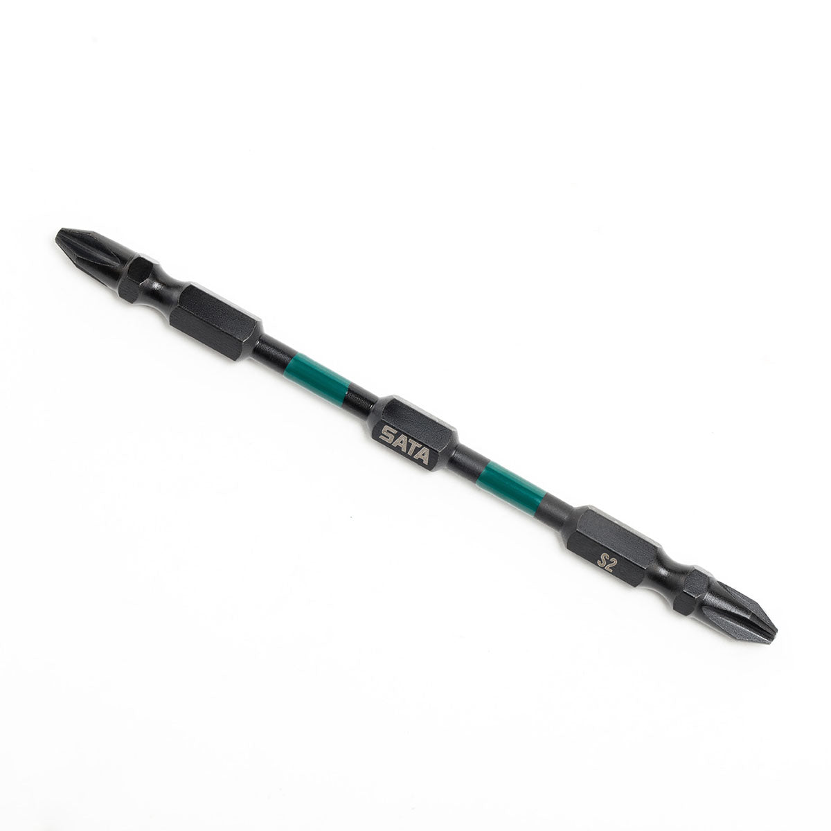 Bộ 10 đầu tua vít bake 2 đầu bằng thép đen SATA dài 110mm, cốt 6.35mm (1/4 inch),  có nam châm