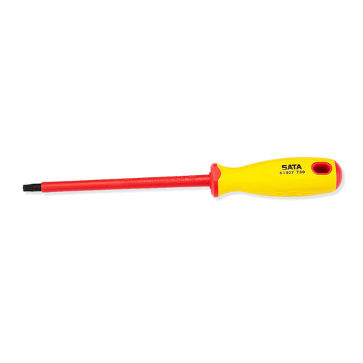 Tua vít đầu sao cách điện 1000V VDE SATA T8-T45 thép S2 chống trượt an toàn.
