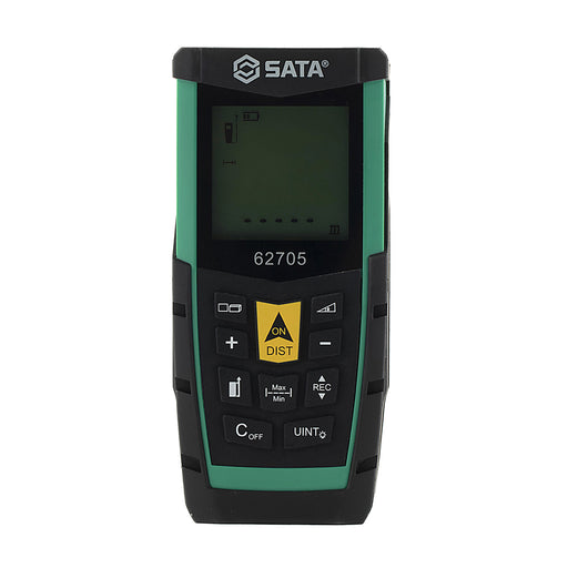 Máy đo khoảng cách laser SATA 62705 80m | Đo diện tích, thể tích, Pythagore | IP54