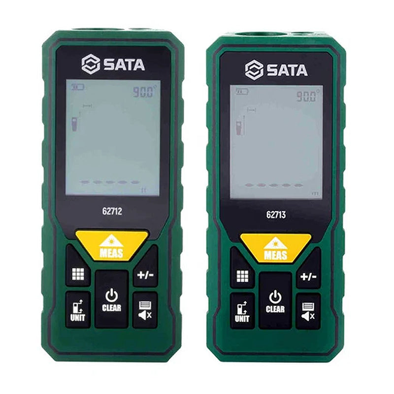 Thước đo khoảng cách bằng laser SATA, phạm vi đo tối đa từ 0-60m và 0-100m