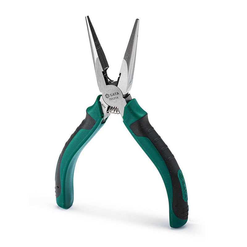 Kìm mũi nhọn kiểu Nhật, có lò xo trợ lực SATA kích thước từ 150mm - 205mm