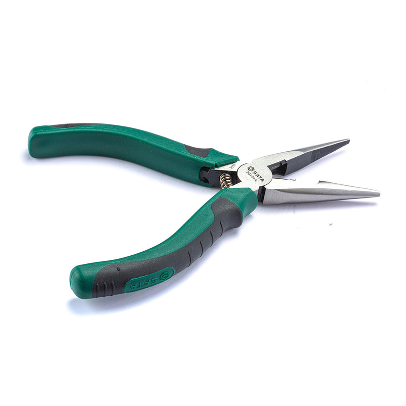 Kìm mũi nhọn kiểu Nhật, có lò xo trợ lực SATA kích thước từ 150mm - 205mm