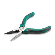 Kìm mũi nhọn kiểu Nhật SATA lò xo trợ lực, thép Cr-V, mũi dài, lưỡi cắt sắc bén, tay cầm chống trượt.