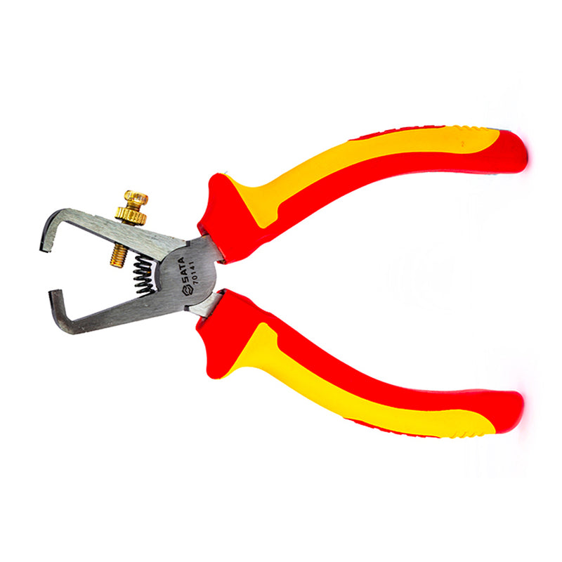 Kìm tuốt dây cách điện 1000V SATA 70141 kích thước 150mm