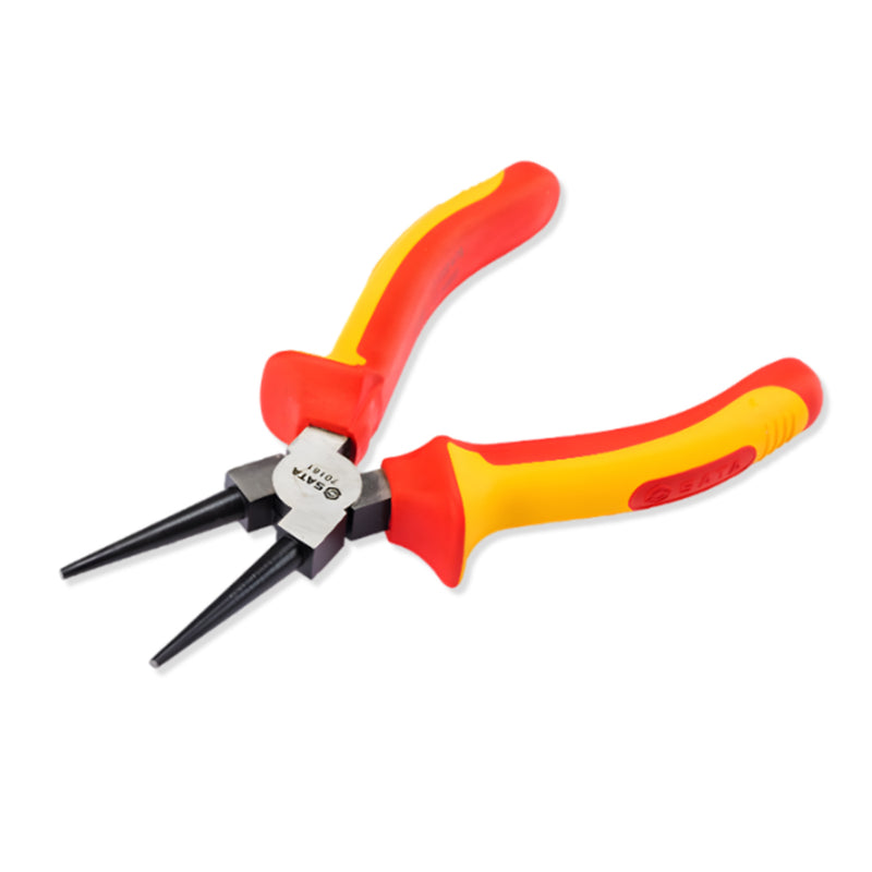 Kìm nhọn mũi tròn cách điện 1000V SATA 70161 kích thước 150mm