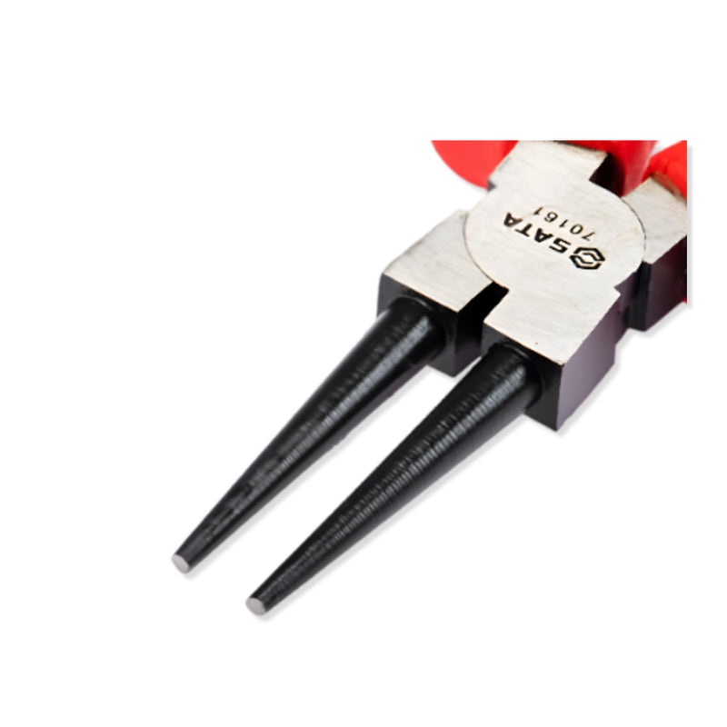 Kìm nhọn mũi tròn cách điện 1000V SATA 70161 kích thước 150mm
