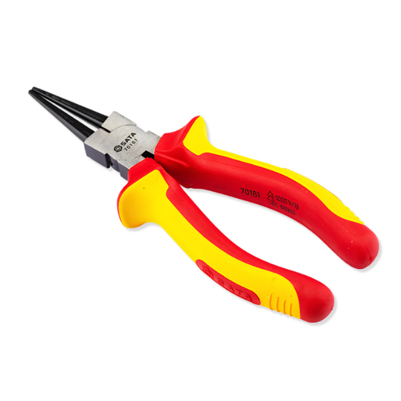 Kìm nhọn mũi tròn cách điện 1000V SATA 70161 kích thước 150mm