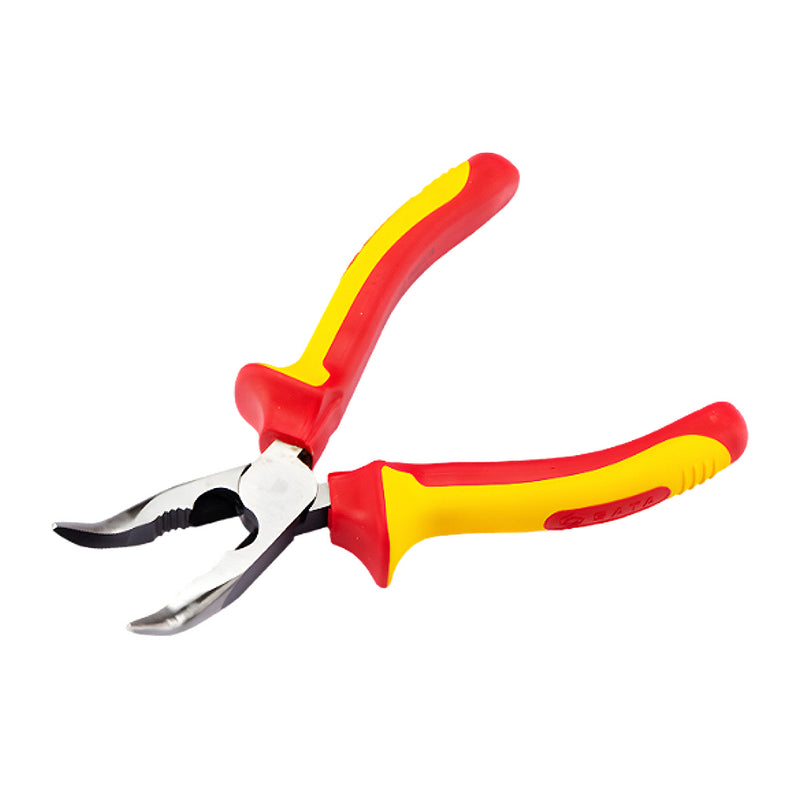 Kìm nhọn mũi cong, cách điện 1000V SATA kích thước từ 6 inch - 8 inch