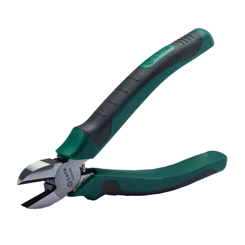 Kìm cắt kiểu Nhật SATA kích thước từ 5 inch - 7 inch, chất liệu thép Cr-V, tay cầm nhựa TPR