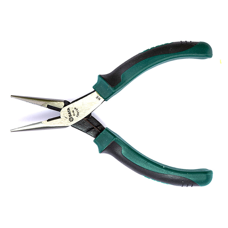 Kìm mũi nhọn mini, có trợ lực SATA 70612A kích thước 140mm