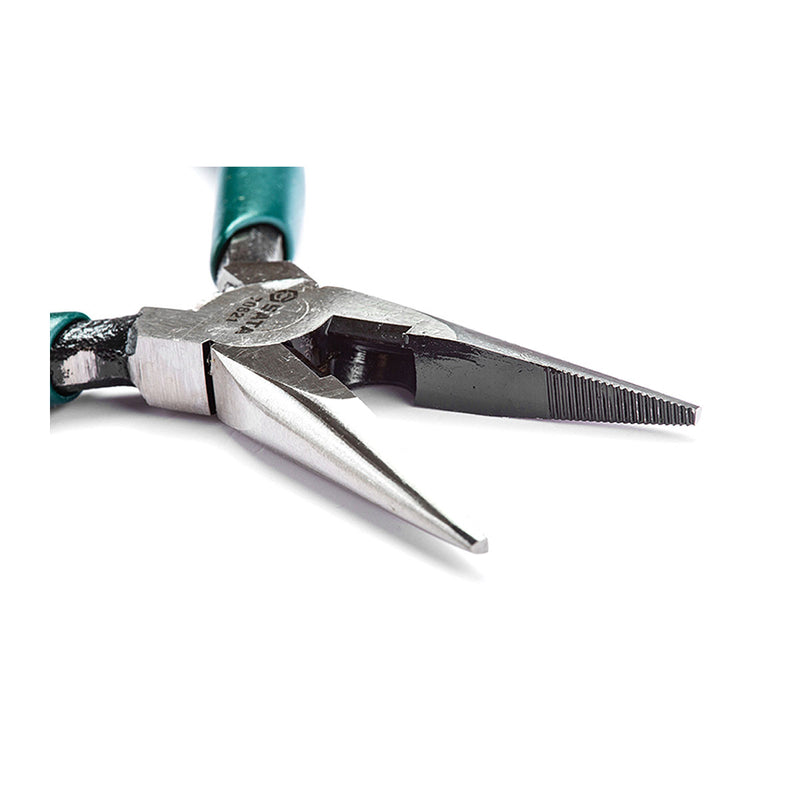 Kìm mũi nhọn SATA kích thước từ 5 inch - 6 inch, chất liệu thép Cr-V, có lò xo trợ lực