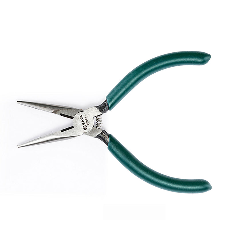 Kìm mũi nhọn SATA kích thước từ 5 inch - 6 inch, chất liệu thép Cr-V, có lò xo trợ lực