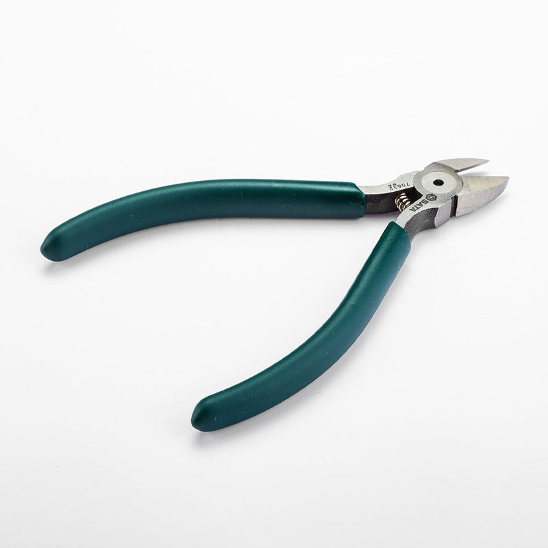 Kìm cắt điện tử SATA 70631 kích thước 4 inch, chất liệu thép Cr-V