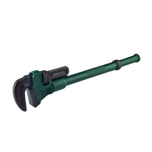 Mỏ lết răng SATA thân rút kéo dài 460mm-1270mm, tay cầm nối dài, hàm răng cưa cường lực.
