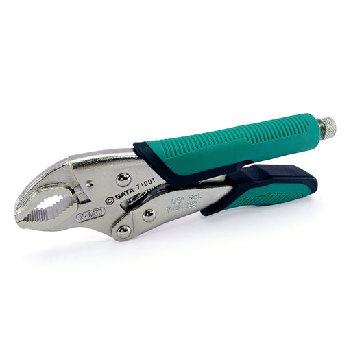 Kìm bấm chết hàm cong SATA X-Streme, kìm khóa nhanh, hàm cong, thép Cr-Mo, bền bỉ.
