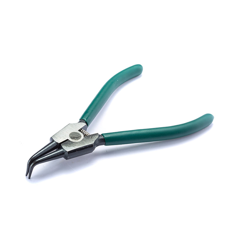 Kìm mở phe ngoài, mũi cong SATA 72002 chiều dài 175mm, khả năng mở phe từ Ø19mm - Ø60mm
