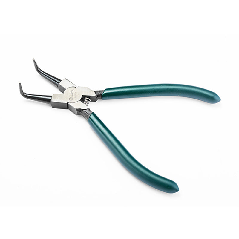 Kìm mở phe trong, mũi cong SATA 72005 chiều dài 175mm, khả năng mở phe từ Ø19mm - Ø60mm