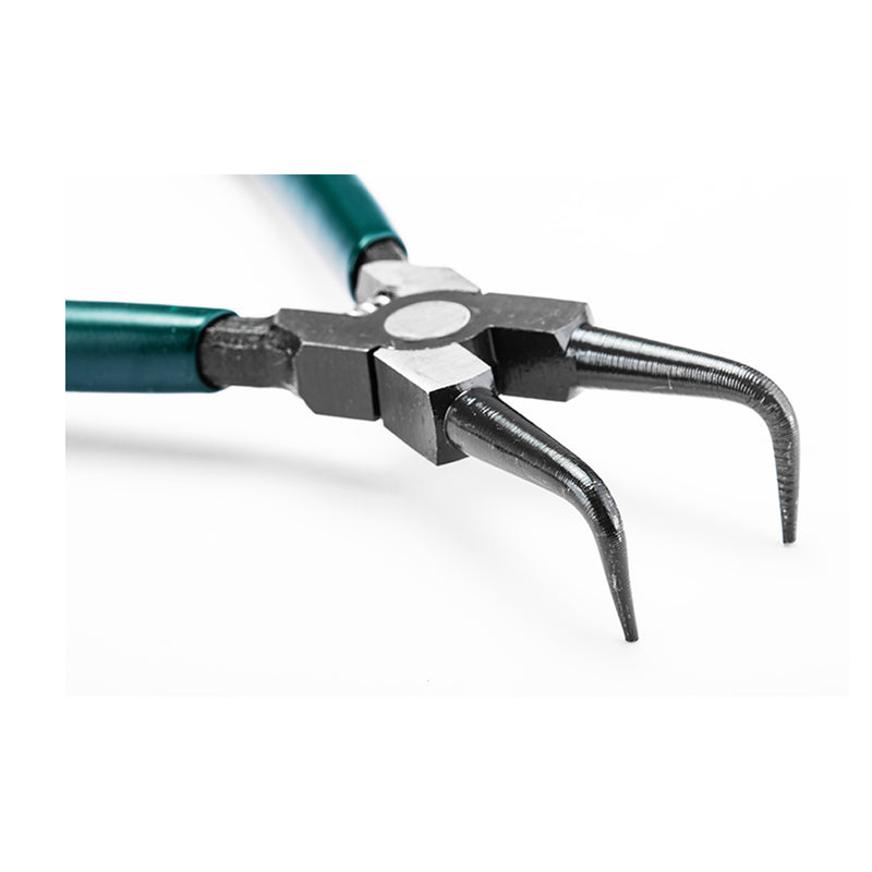 Kìm mở phe trong, mũi cong SATA 72005 chiều dài 175mm, khả năng mở phe từ Ø19mm - Ø60mm