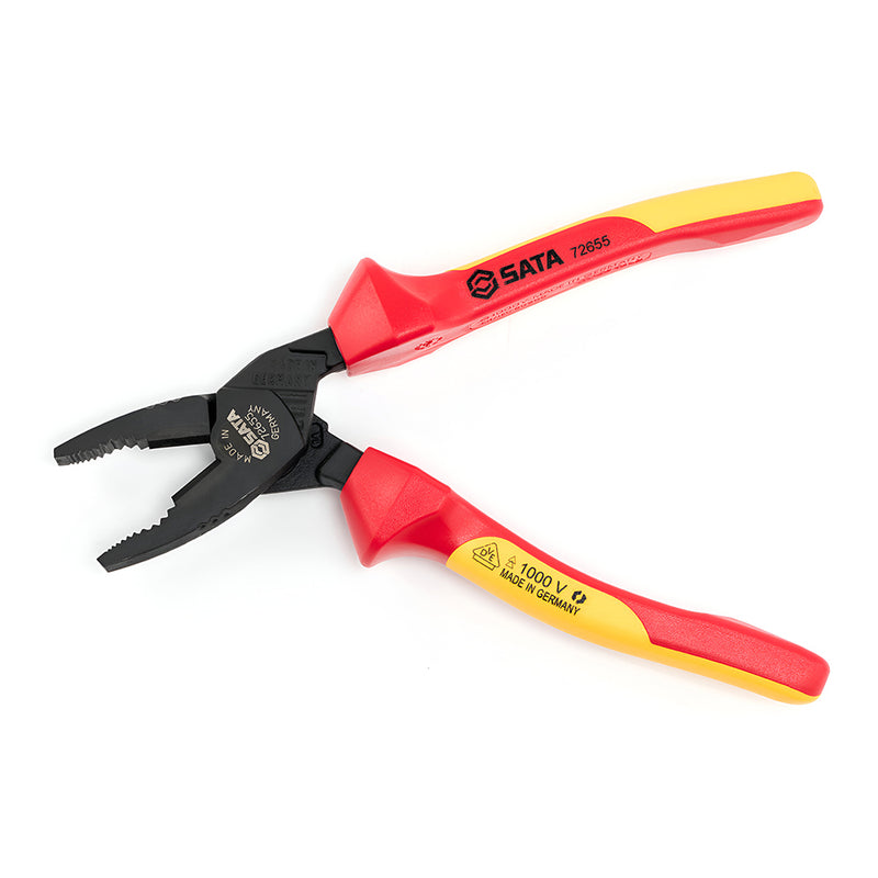 Kìm đa năng trợ lực, cách điện 1000V SATA 72645 kích thước 177mm